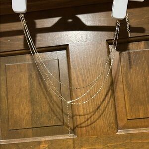 Elegant Gold Three Strand Necklace